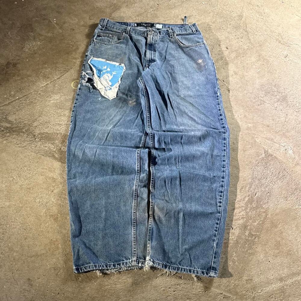 Vintage 90’s Y2K Levi’s Silver Tab Baggy Jeans - Picture 2 of 8